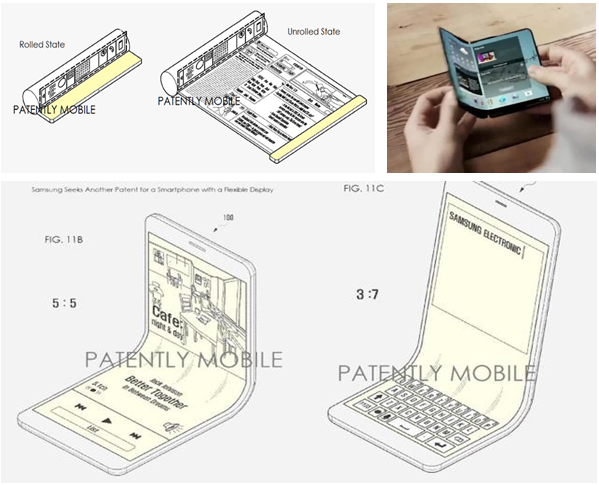 三星柔性面板专利曝光 屏幕可卷曲折叠.jpg